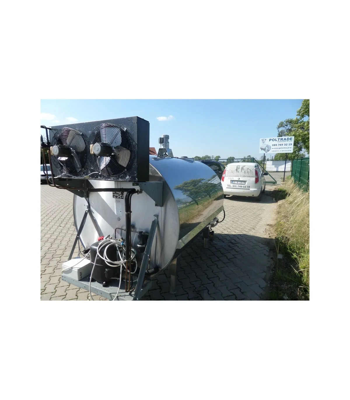 Zbiornik do mleka, chłodnia mleka JAPY samomyjąca JAPY Westfalia Kryos