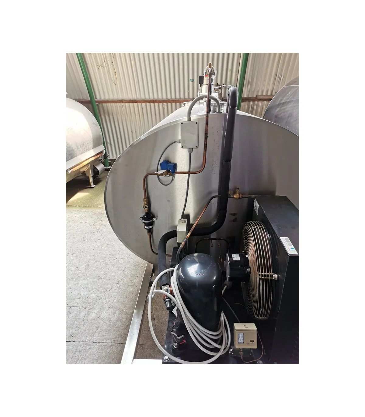 Cysterna zbiornik na mleko używany i agregat