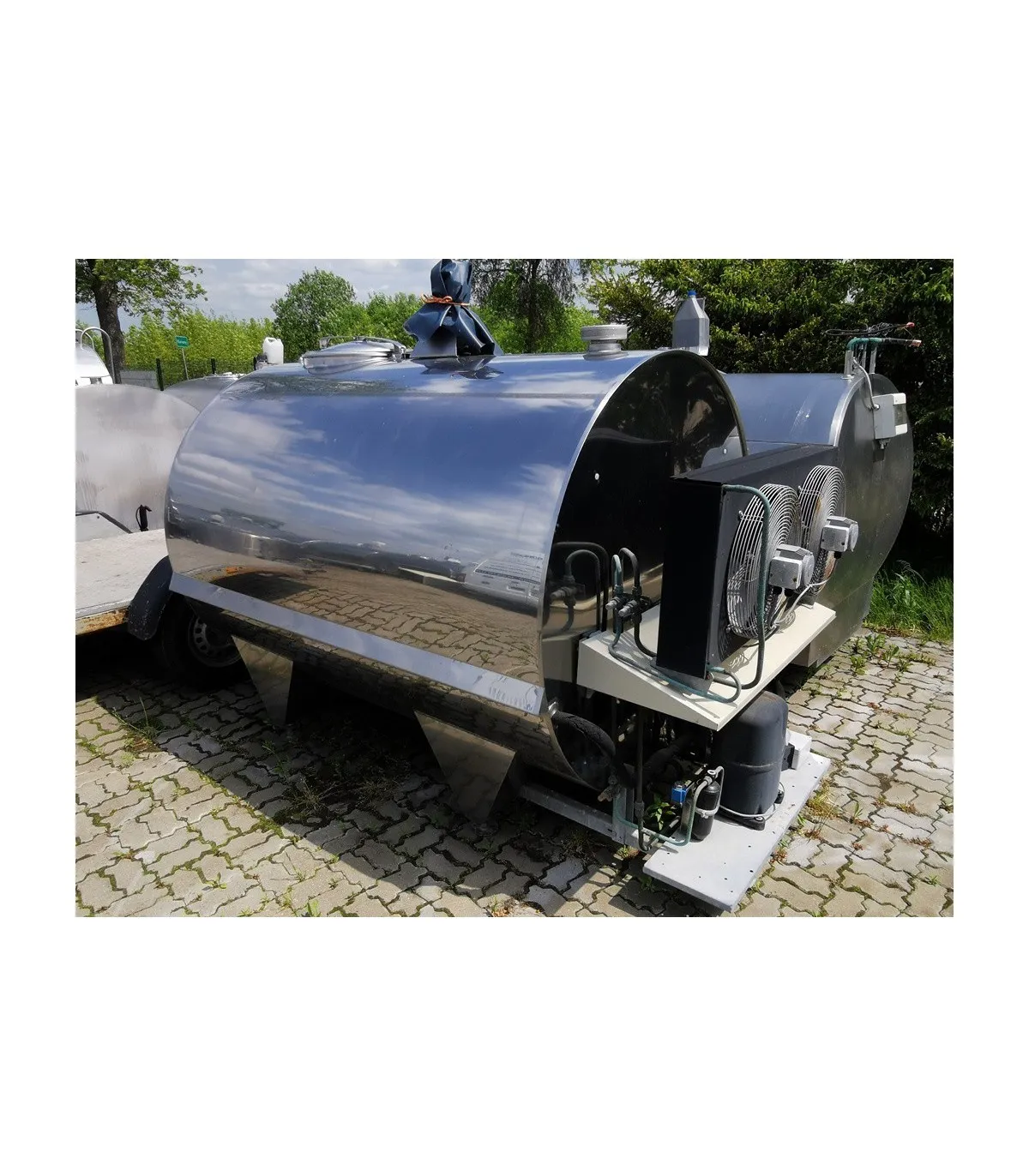 Cysterna zbiornik na mleko używany japy kryos