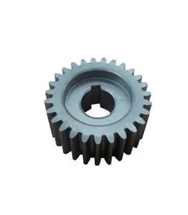 Stalowe koło wylotowe typu D – 27 zębów, moduł 1, proste uzębienie, 30 obr./min, z klinem