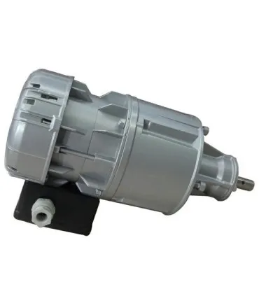 Motoreduktor SIREM R1C 225 D2BC, szary z krótką osią.