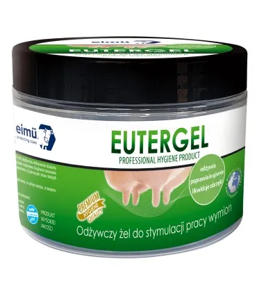 Eutergel 500 ml, odżywczy żel do wymion, poprawia krążenie i likwiduje obrzęki.