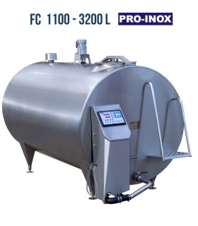 Schładzalniki do mleka CYSTERNY FC 1100L - 3200L PRO-INOX
