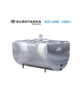 Schładzalniki do mleka WANNOWE SCO 1000L - 1900L EUROTANKS