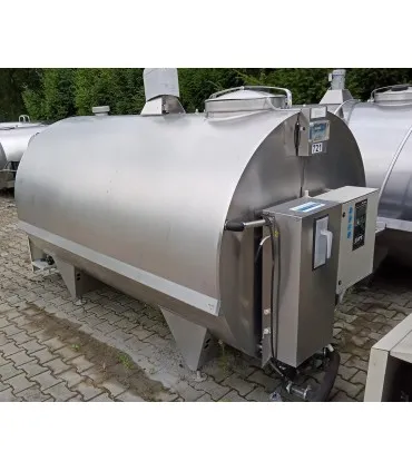 Zbiornik na mleko Japy Kryos 3675L widok bok front