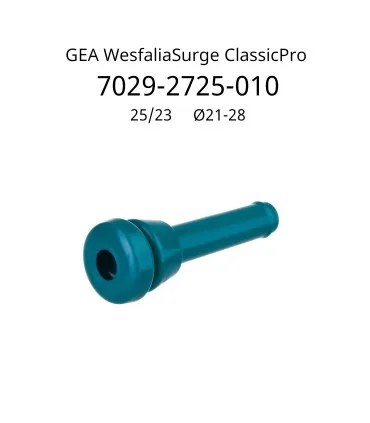 Guma strzykowa ClassicPro 7029-2725-010 GEA Westfalia – zielona, z widocznym kodem produktu