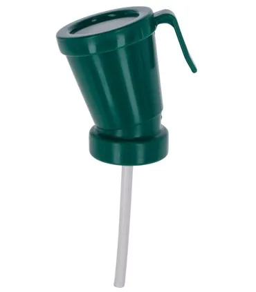 Górna część kubka do dippingu niepowrotna z rurką.