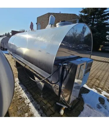 Schładzalnik do mleka JAPY Kryos CFSTE 7000 L – widok ogólny zbiornika