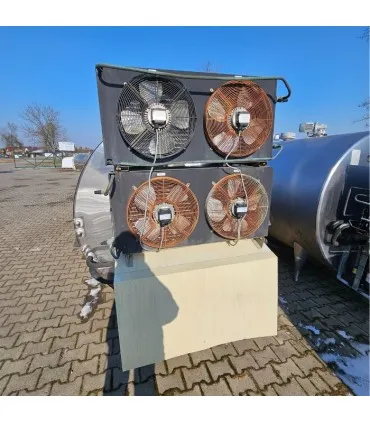 Zbiornik chłodniczy JAPY Kryos 7000 L – agregat chłodniczy i obudowa