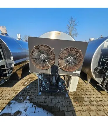 schładzalnik Frigomilk 6000L – zbiornik 2 – agregat (tył)