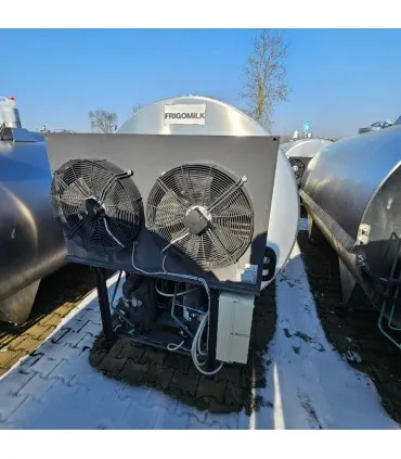 schładzalnik Frigomilk 6000L – zbiornik 3 – agregat (tył)
