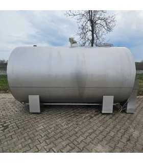 Boczny profil zbiornika do mleka GEA TCool 12 000L – stal nierdzewna