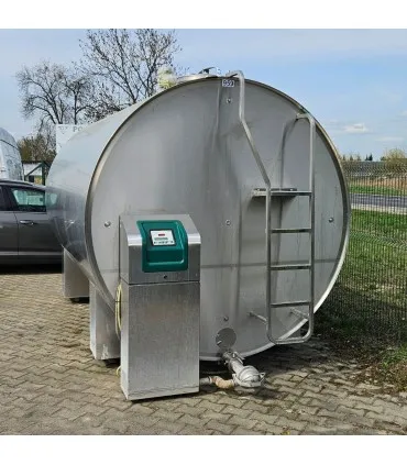 Ogólny widok zbiornika do mleka GEA TCool 12000L – 2013, zdjęcie przed serwisem