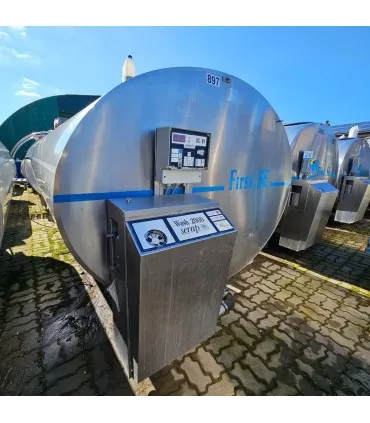 Frontowy widok zbiornika SERAP FIRST SE 4000L – 1998, kompaktowa wersja