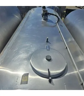 Górny widok schładzarki do mleka ALFA LAVAL DX/C 9700L