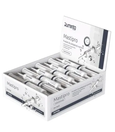 Karton opakowanie zbiorcze ze strzykawkami Mastipro z nanosrebrem