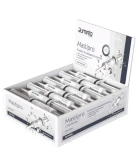 Karton opakowanie zbiorcze ze strzykawkami Mastipro z nanosrebrem