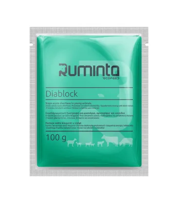 Saszetka 100g wspomagająca w wypadku ostrej biegunki dla cieląt, jagniąt i prosiąt