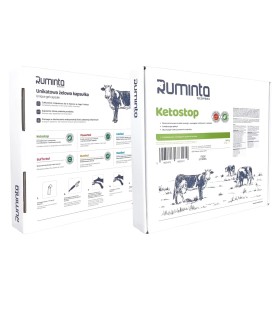 Ketostop Ruminta - opakowanie bolusów 6 dawek 12 bolusów