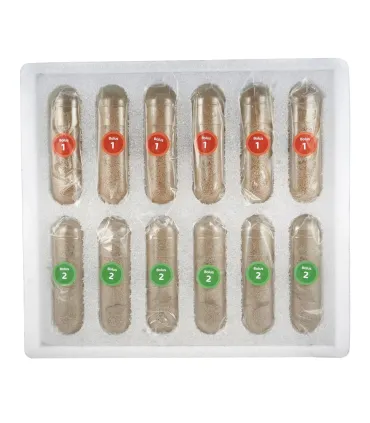 Dwa typy bolusów w opakowaniu przeciw ketozie