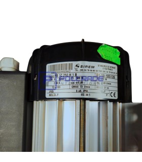 Tabliczka znamionowa pompy SIREM PB1C250H1B - parametry techniczne 230V