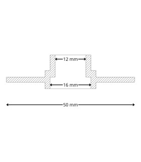 Deflektor pompy do schładzalników mleka Sirem - Przekrój