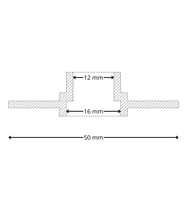 Deflektor pompy do schładzalników mleka Sirem - Przekrój