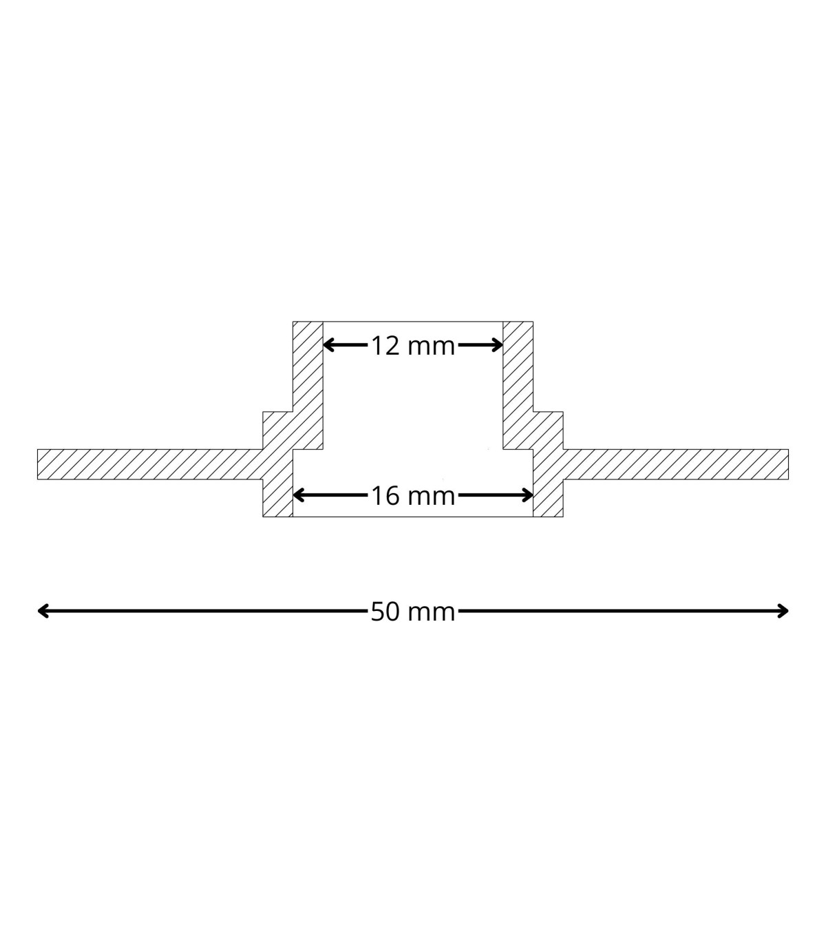 Deflektor pompy do schładzalników mleka Sirem - Przekrój