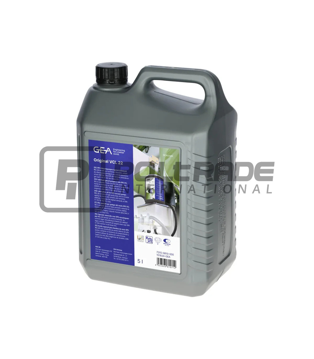 Olej do pompy próżniowej VCL22 RPS 5 litrów GEA 0015-0063-080