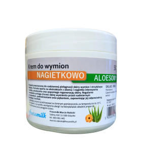 Krem do wymion nagietkowo-aloesowy 500ml do pielęgnacji strzyków