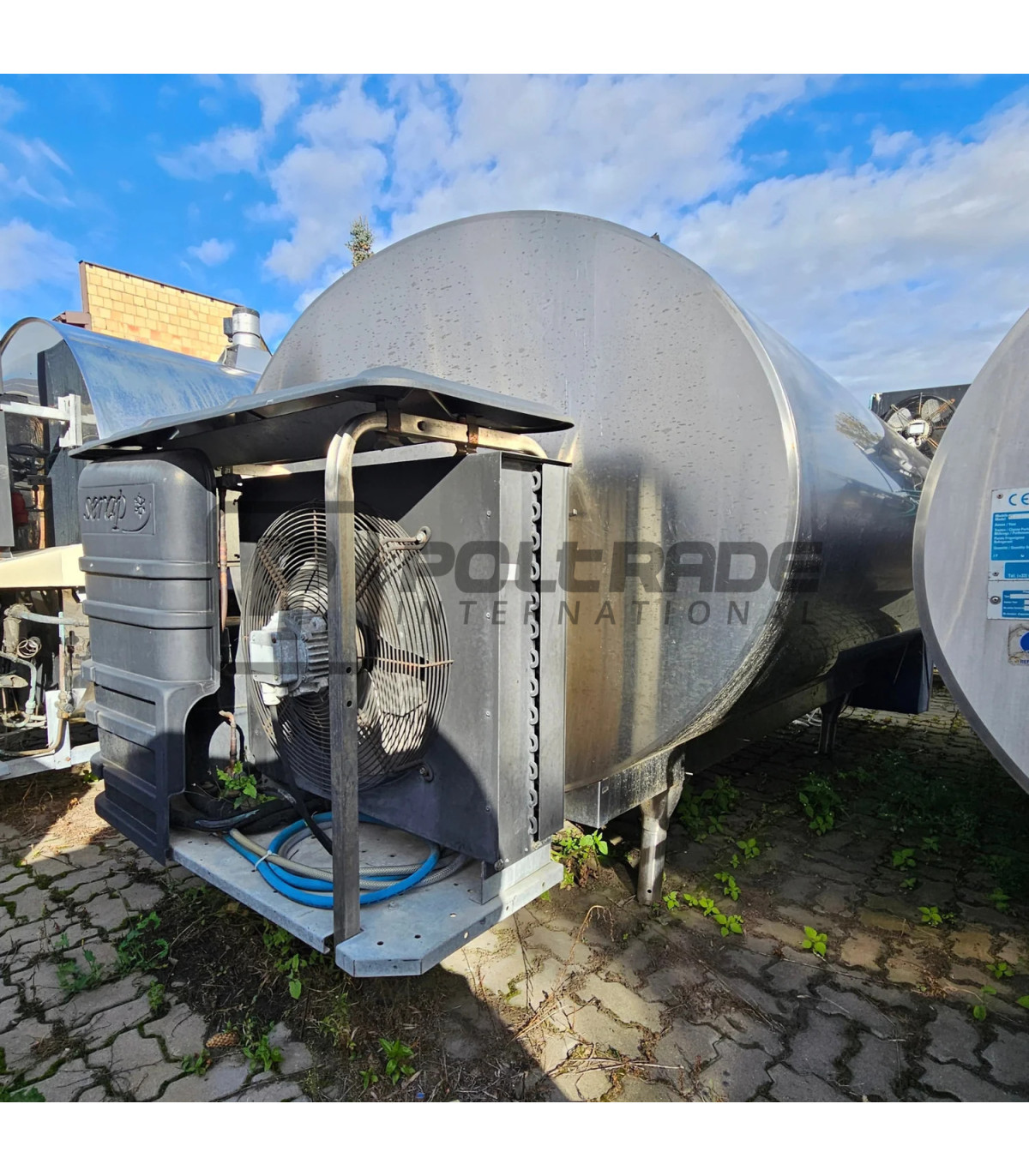Zbiornik do mleka 4000 L SERAP SE