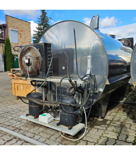 Zamknięty zbiornik na mleko JAPY Kryos 3600L na 4 udoje