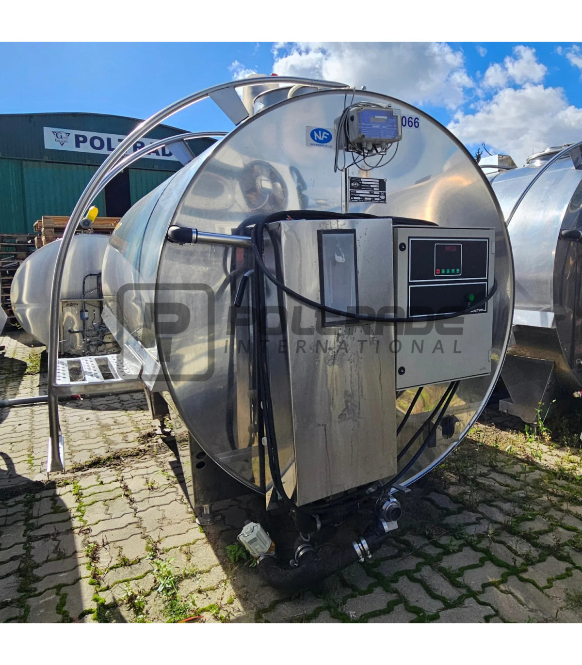 Schładzalnik cysterna 3100L JAPY Kryos | Licznik mleka