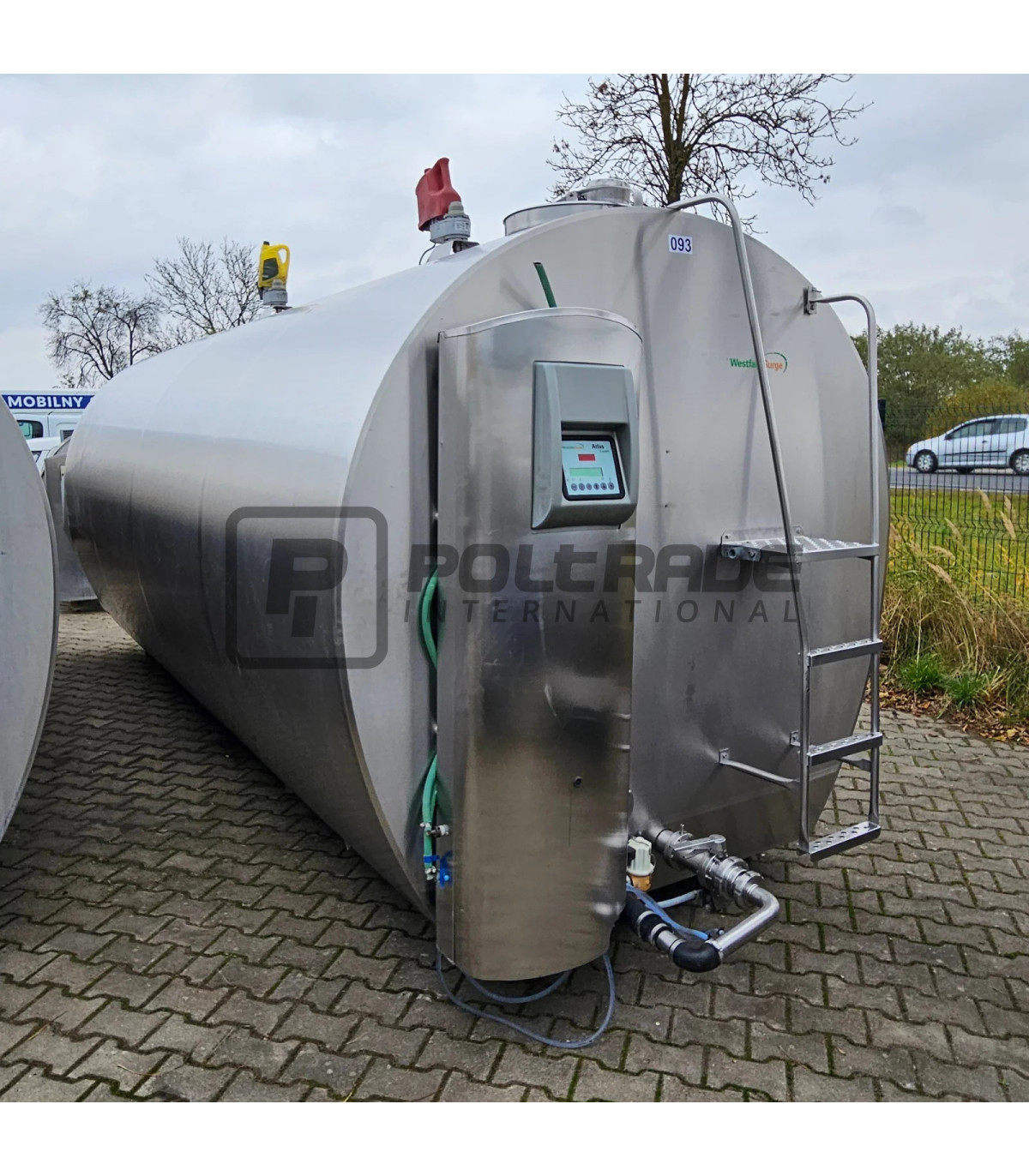 Schładzalnik do mleka Japy Atlas Expert 14000L przystosowany do robota udojowego