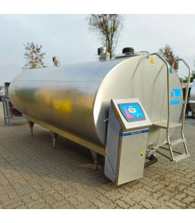 Cysterna chłodnicza SERAP 8000L – rzut na drugi bok zbiornika