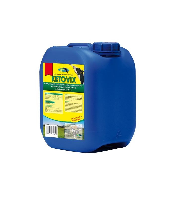 Vittra Ketovix 6kg - profilaktyce zespołu stłuszczenia wątrobowego i ketozy dla krów mlecznych Vittra Ketovix 6kg - profilaktyce zespołu stłuszczenia wątrobowego i ketozy dla krów mlecznych
