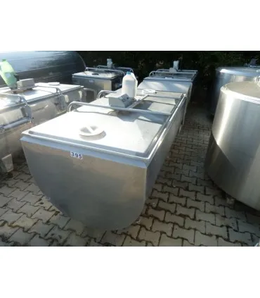 Zbiornik Alfa Laval wanna na mleko na placu