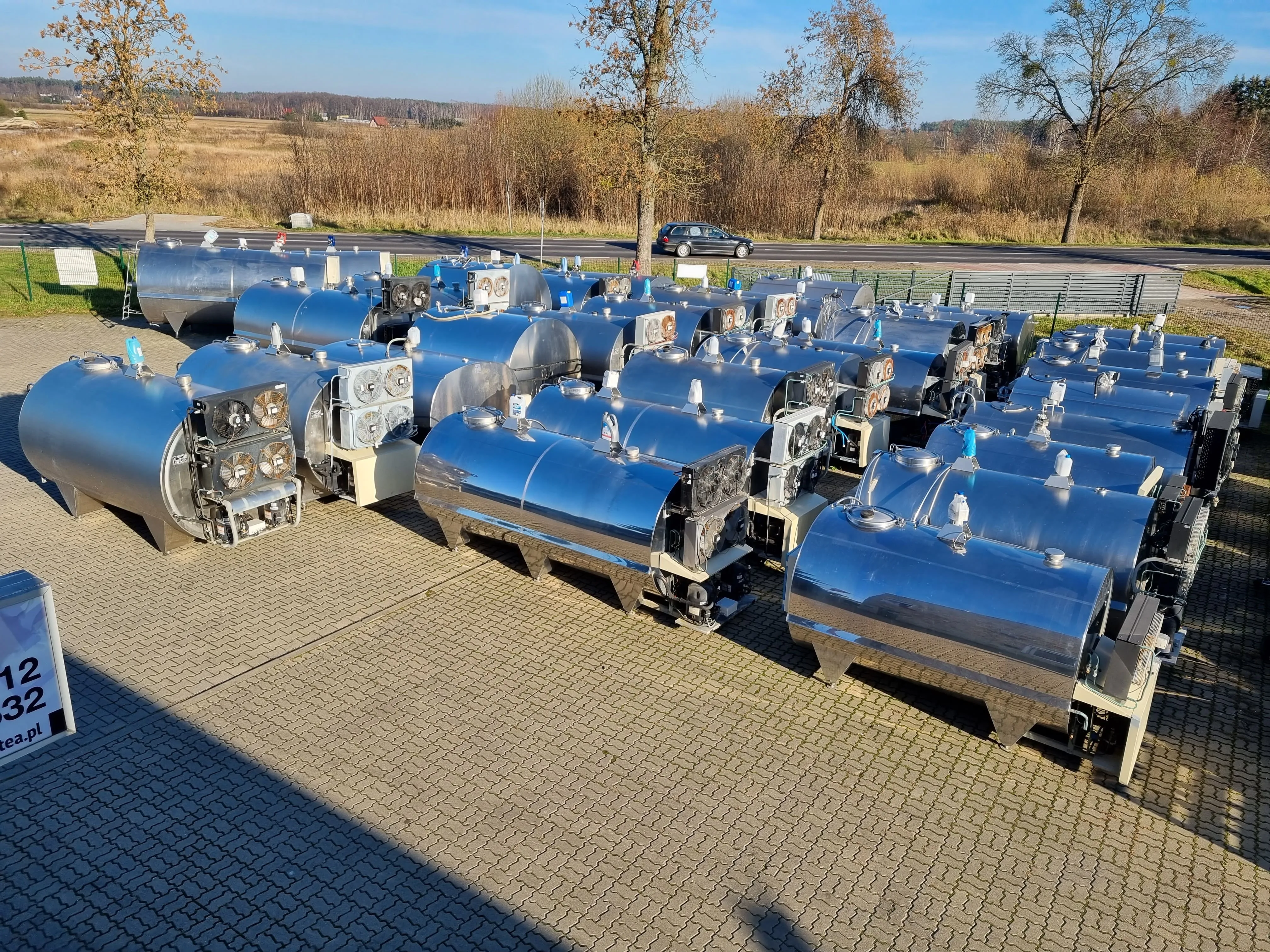 Poltrade schładzalniki do mleka nowe i używane