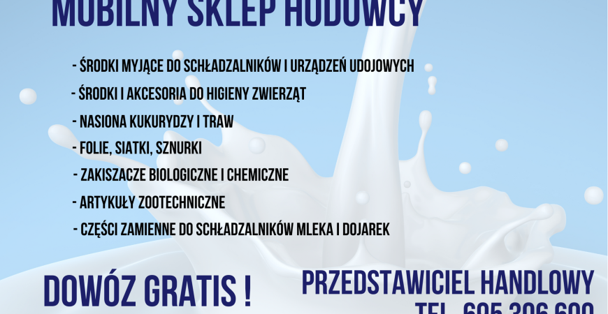 Mobilny sklep hodowcy