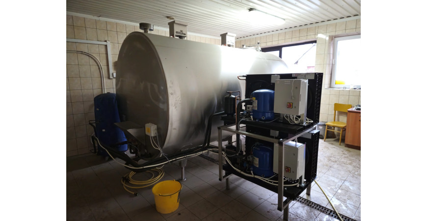 Montaż schładzalnika Milkplan MPP 8000 ze sterownikiem MPP Touch
