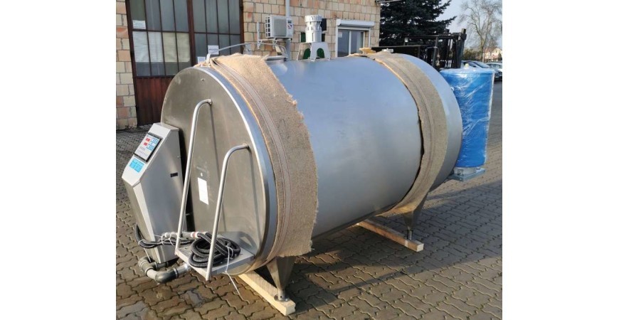 Schładzalnik do mleka PRO-INOX w wersji kompakt 2000 L / 100 L odzysk ciepła